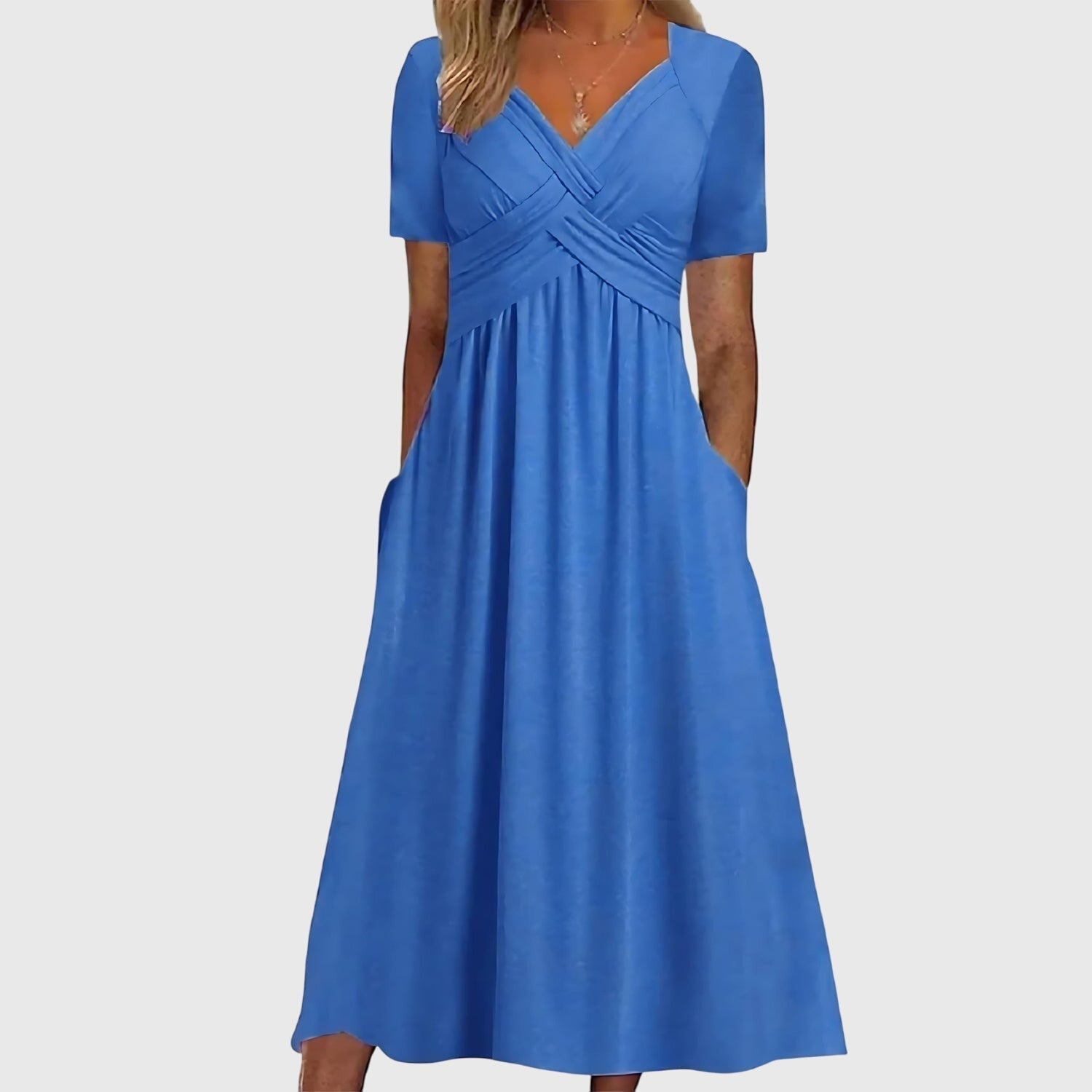 Midi Dress with Tummy Control