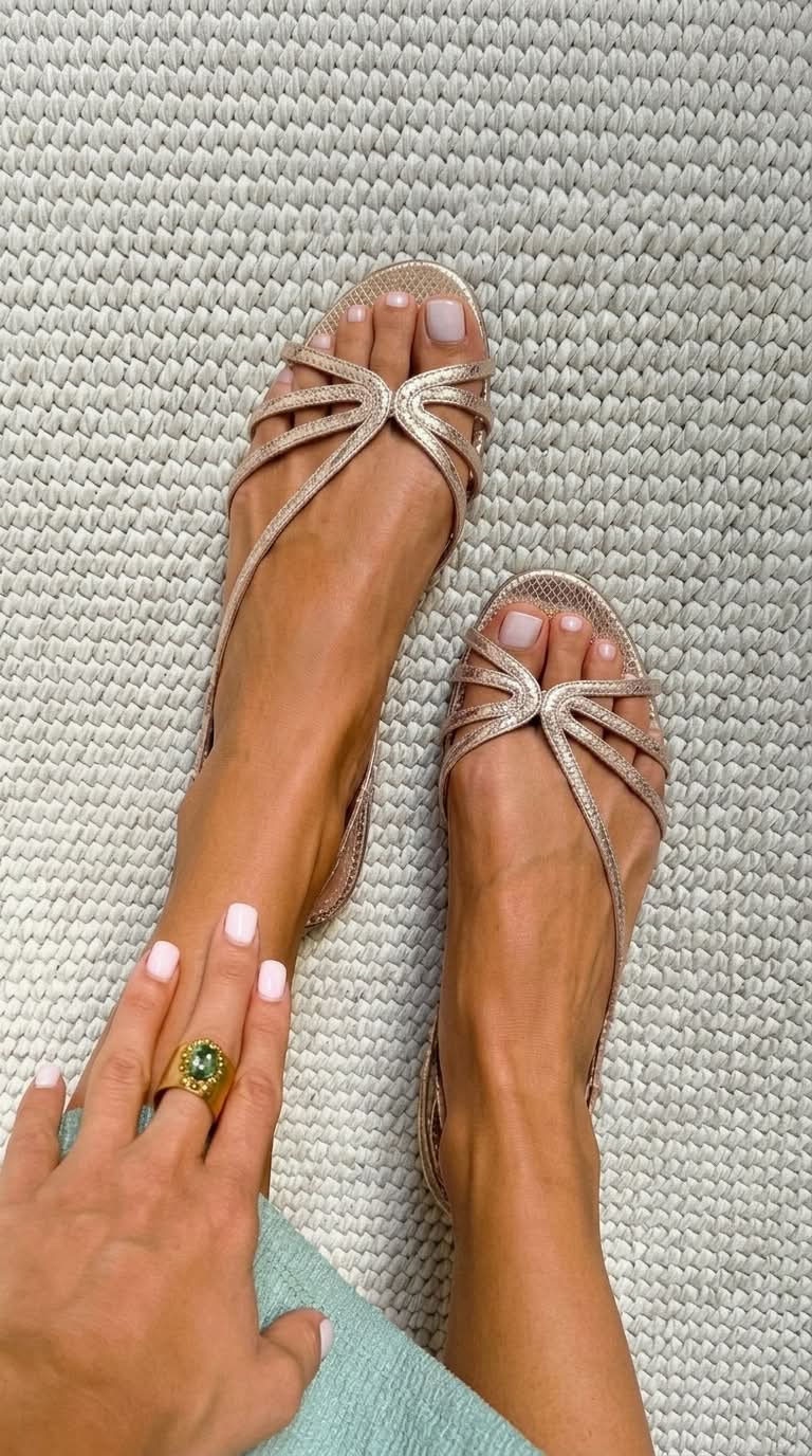 SANDRA | GOLDEN SUMMER ELEGANCE SANDALS