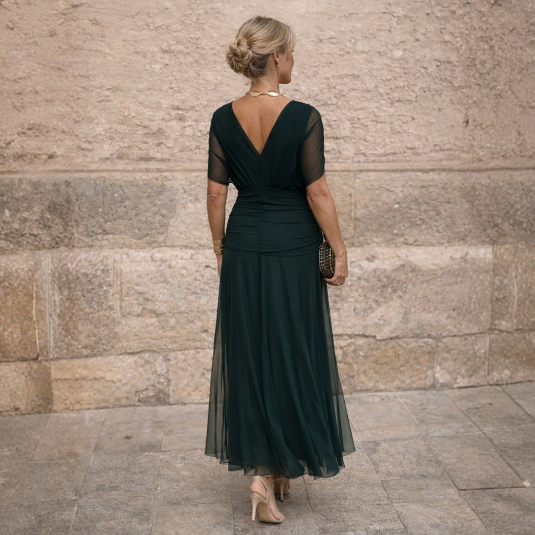 LYDIA | OFF SHOULDER MAXI DRESS
