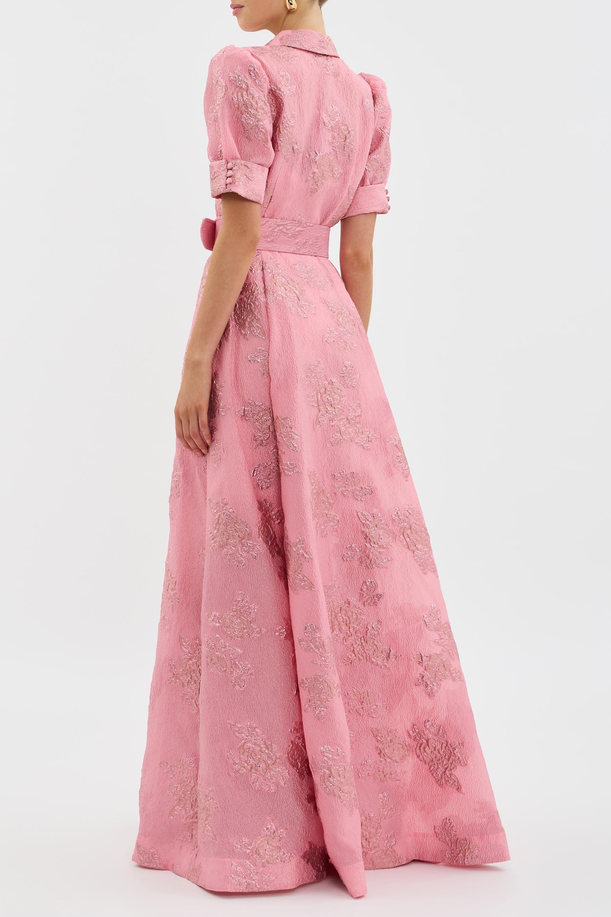 ARIA™ | DRESS WITH SHORT PUFF SLEEVES