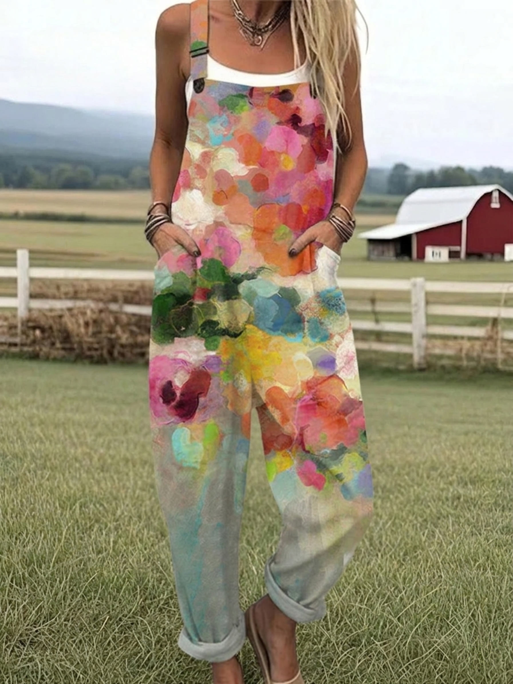 Frederica - Artistic Bloom Jumpsuit