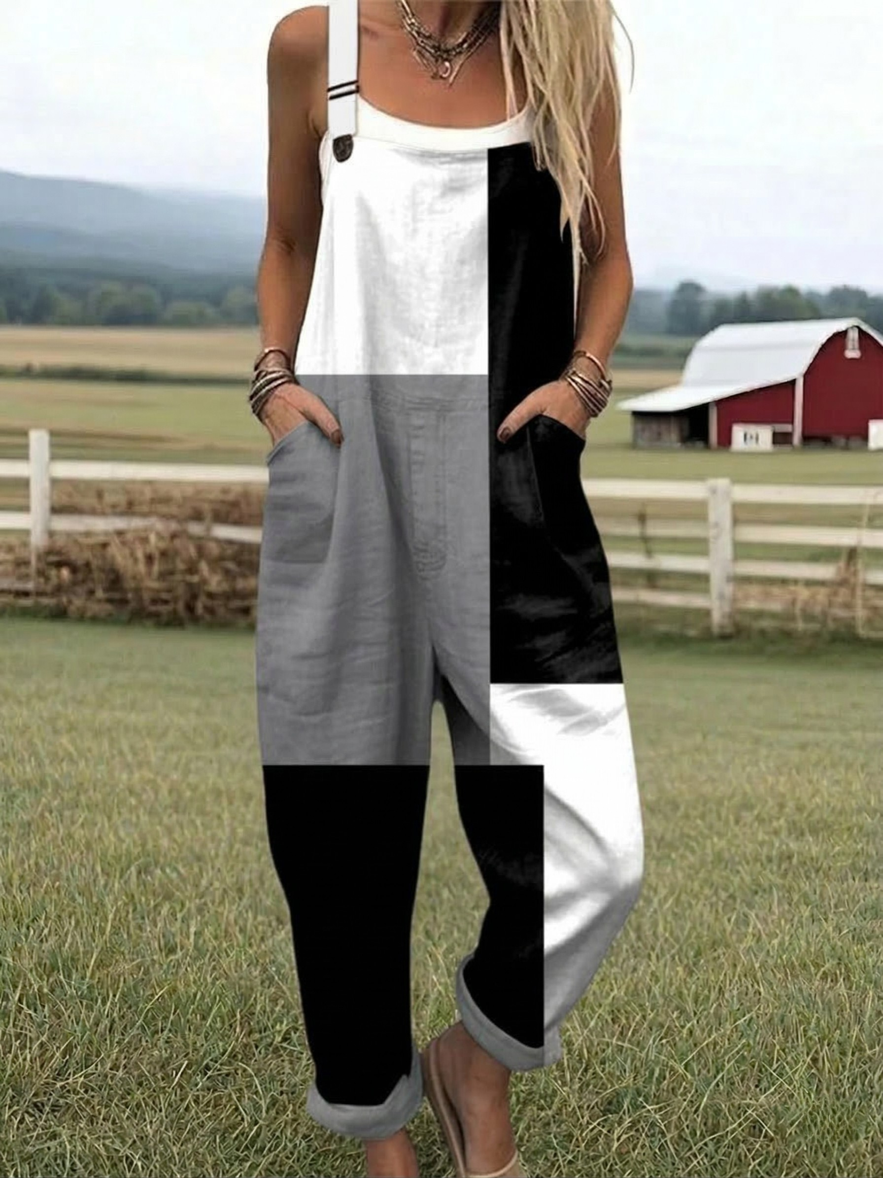 Filippa - Colourblock Relaxed Jumpsuit
