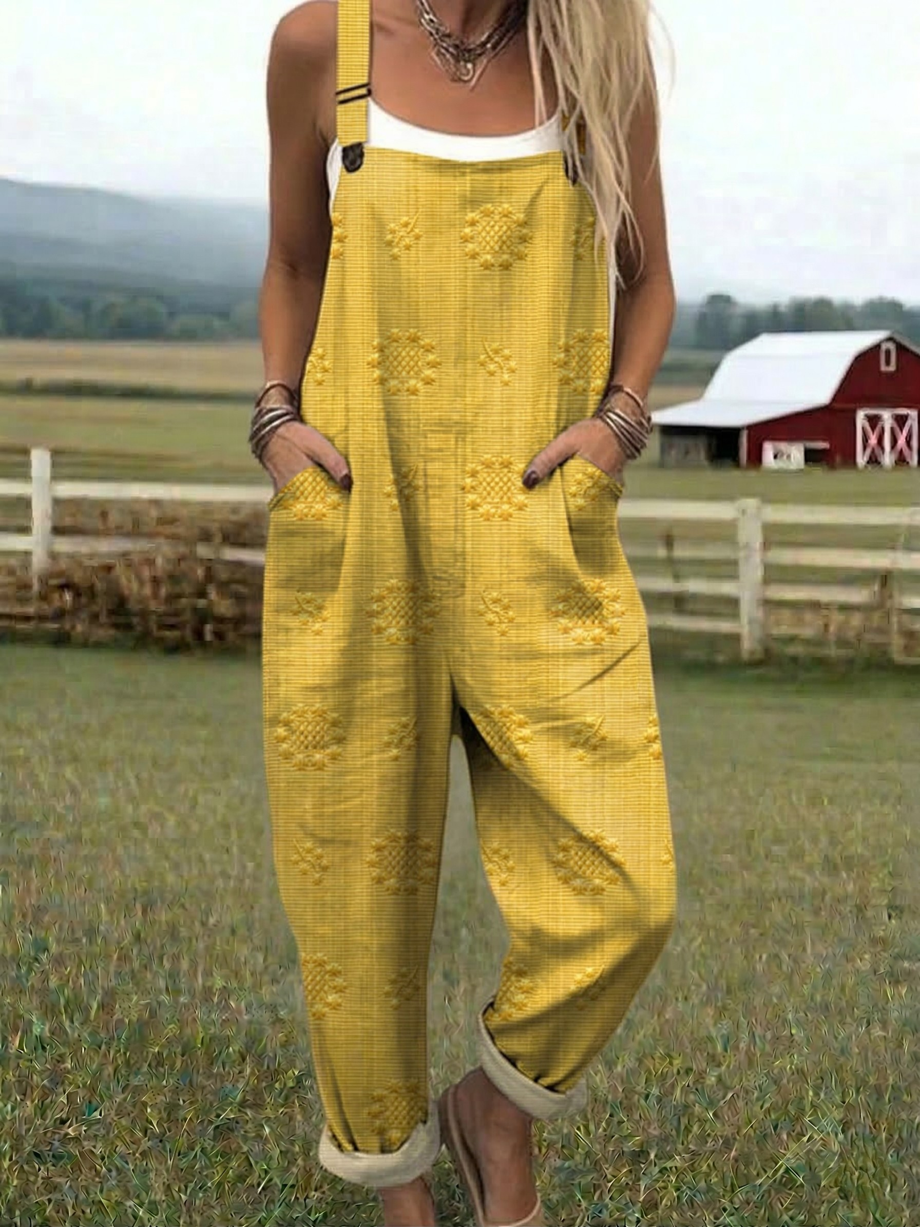 Freja - Relaxed Pattern Jumpsuit