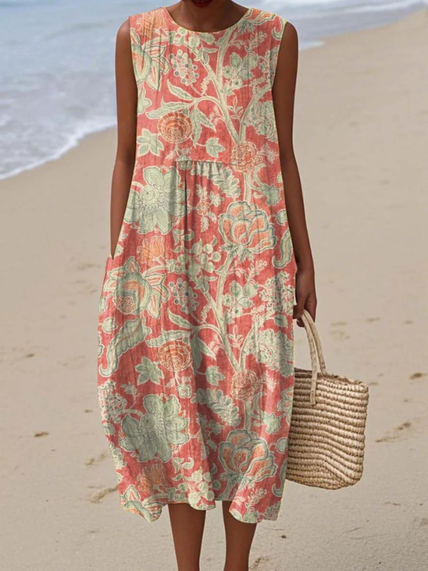 BETH™ | FLORAL MIDI DRESS