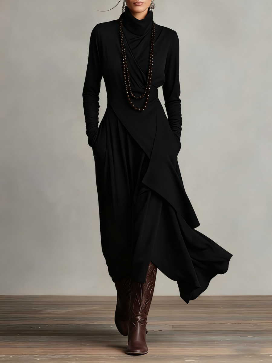 Patrizia – Asymmetrical Maxi Tunic Dress