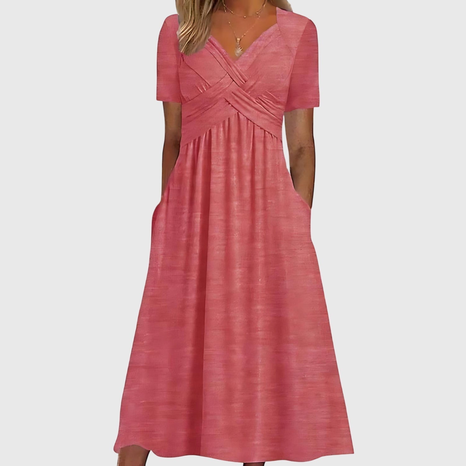 Midi Dress with Tummy Control