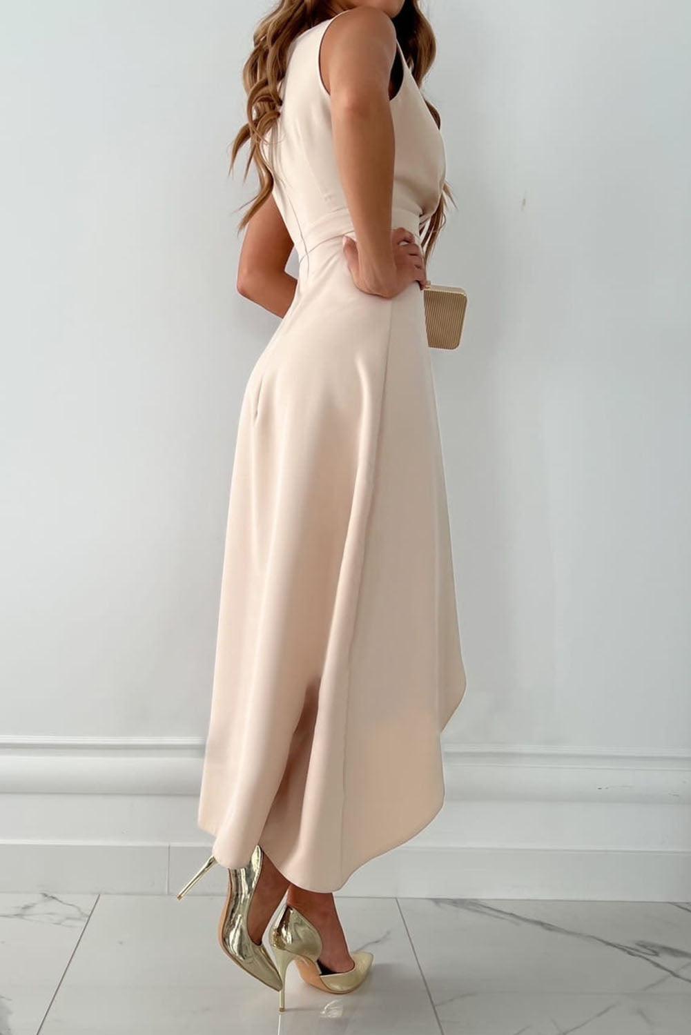 Mandy - Midi Wrap Dress with V-Neck