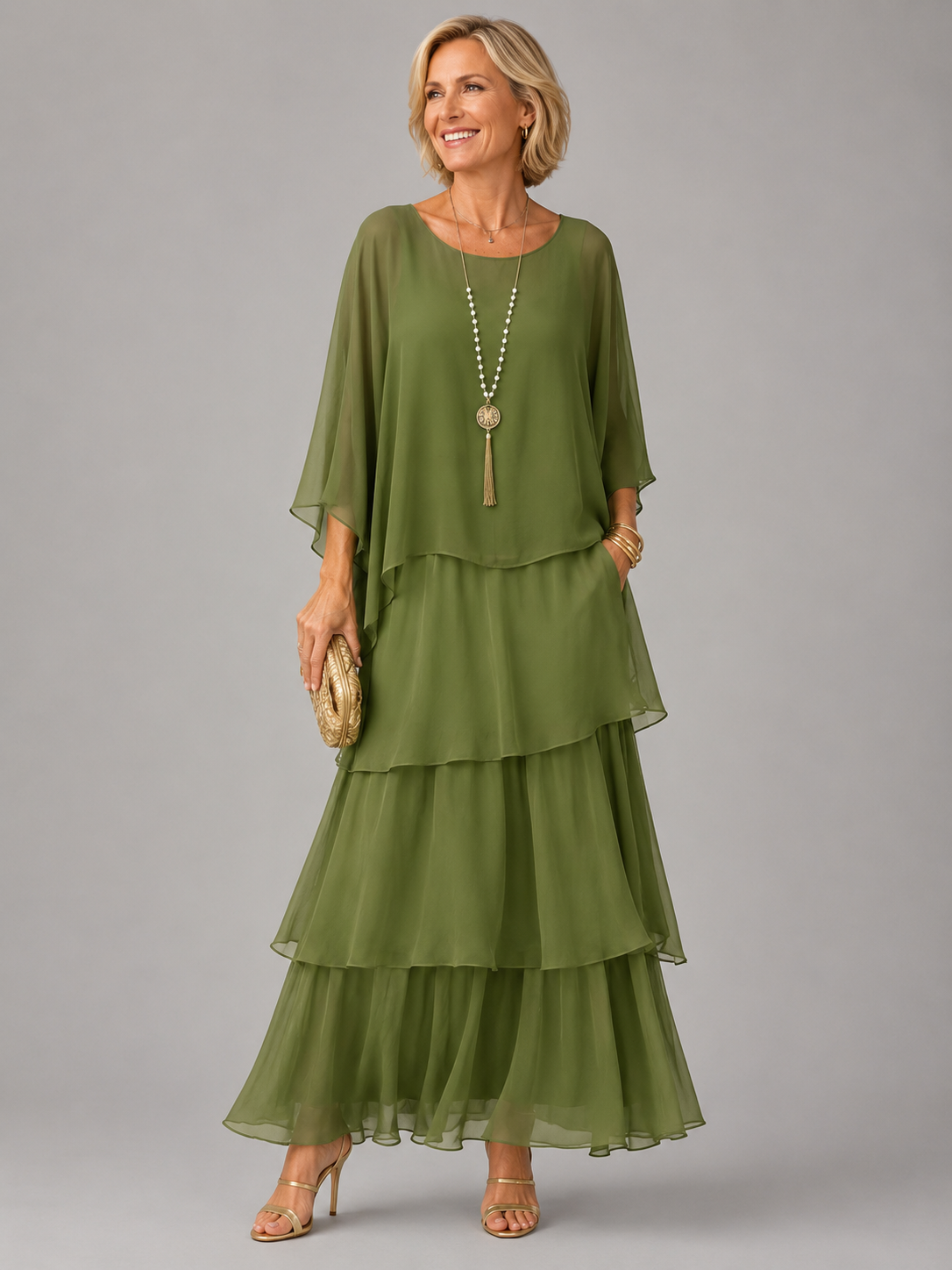 LARA™ | ELEGANT FLOWING MAXI DRESS