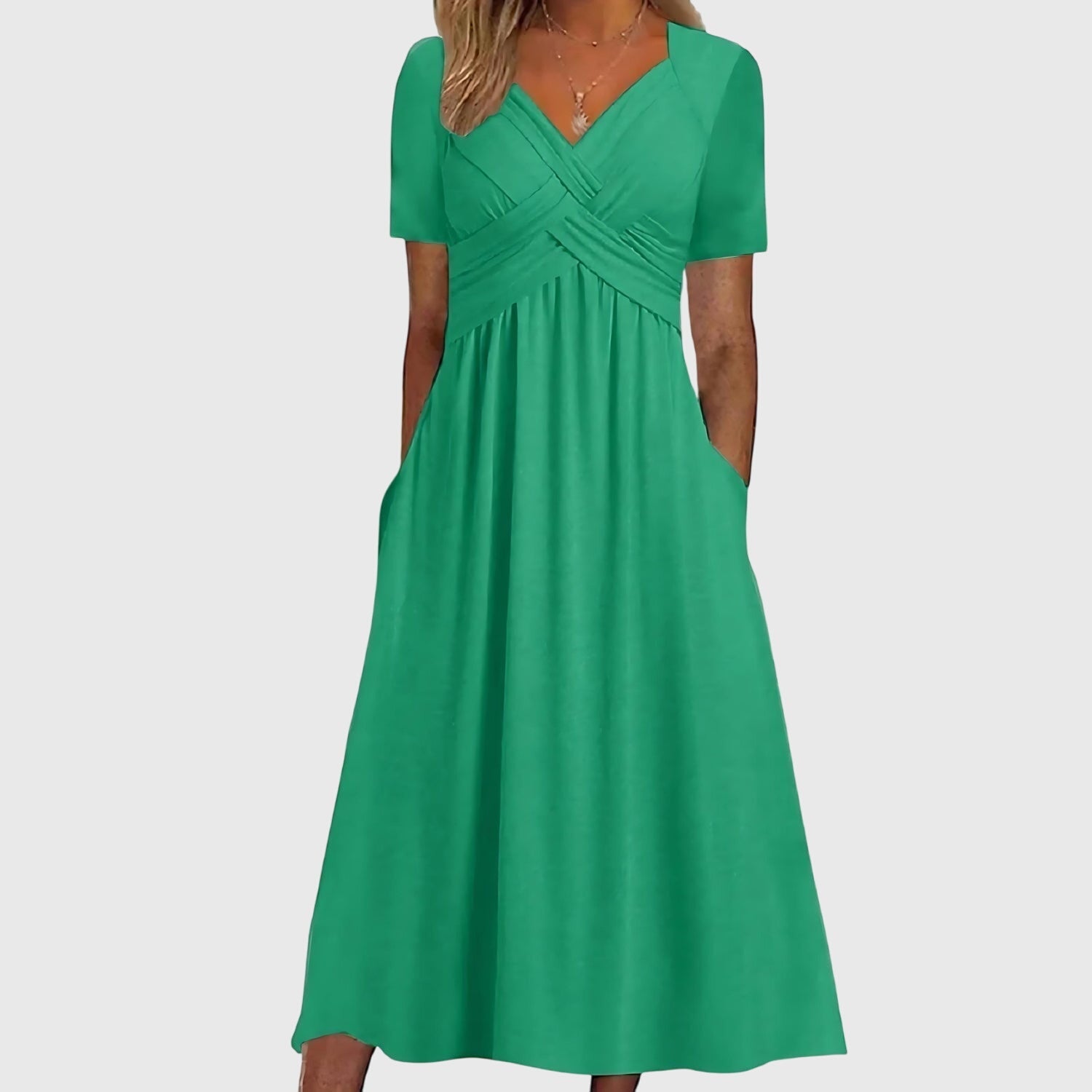 Midi Dress with Tummy Control