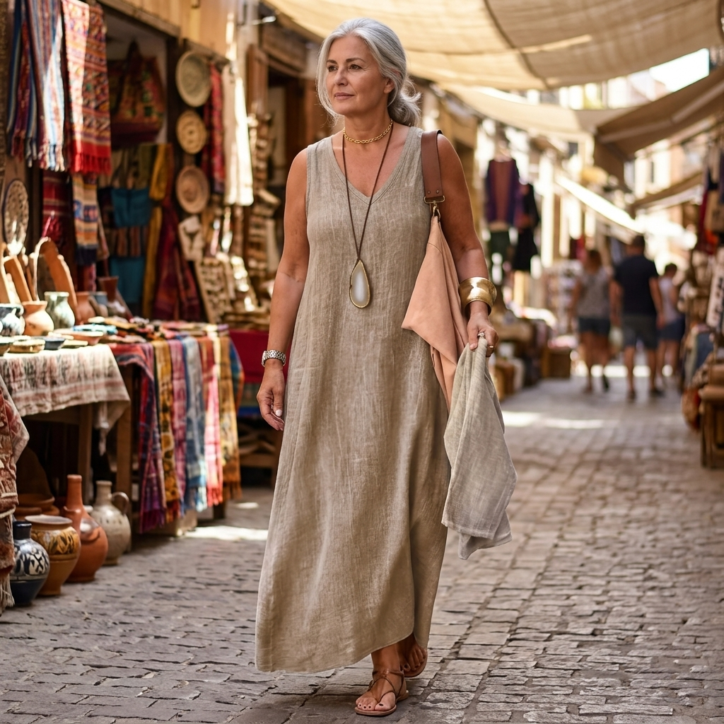 ADRIANA | LONG SUMMER DRESS