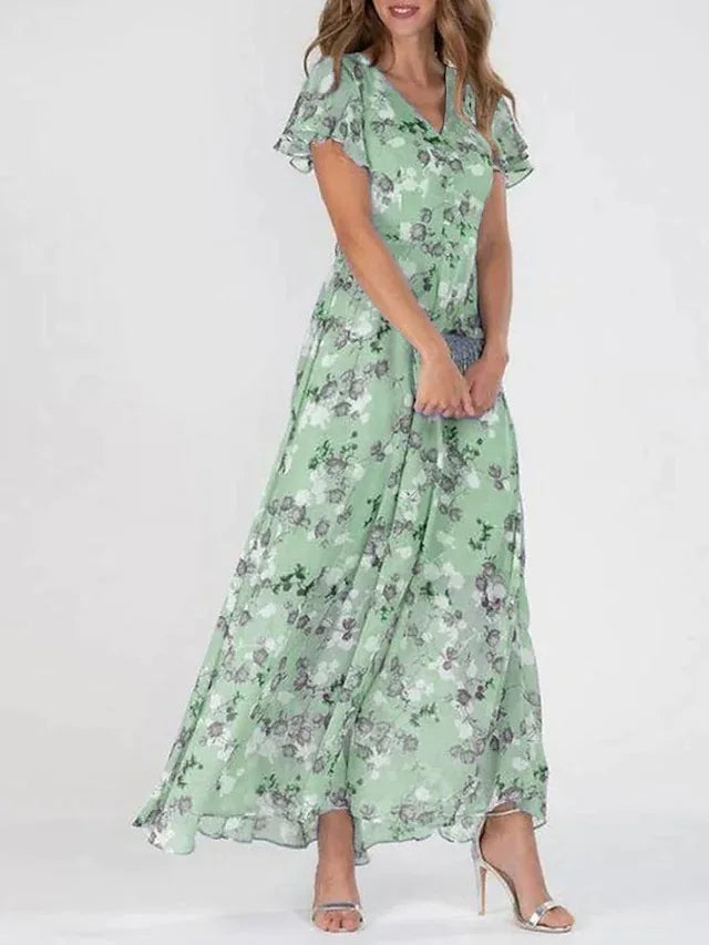 Glamorous dress that covers the belly