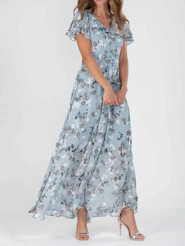 Glamorous dress that covers the belly