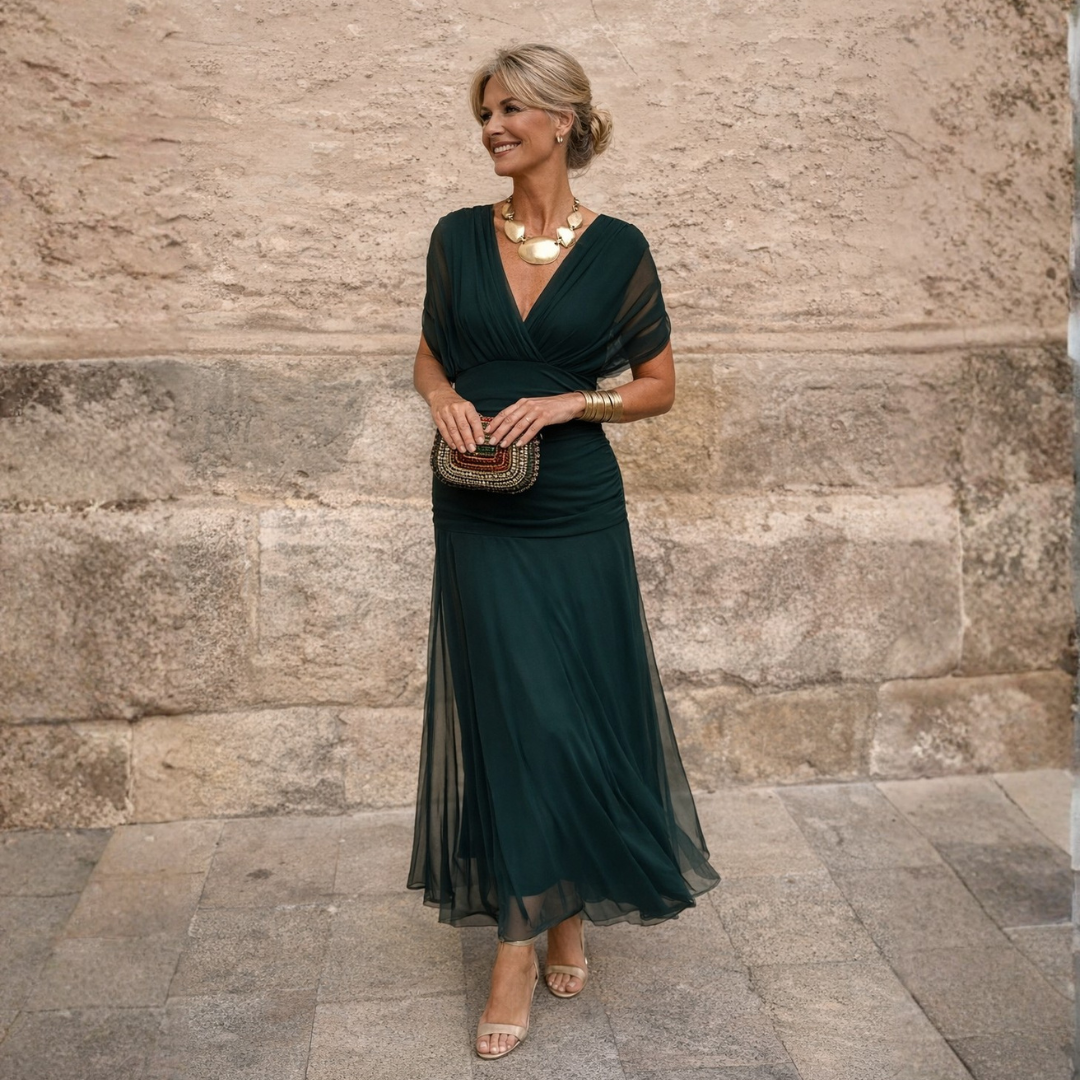 LYDIA | OFF SHOULDER MAXI DRESS