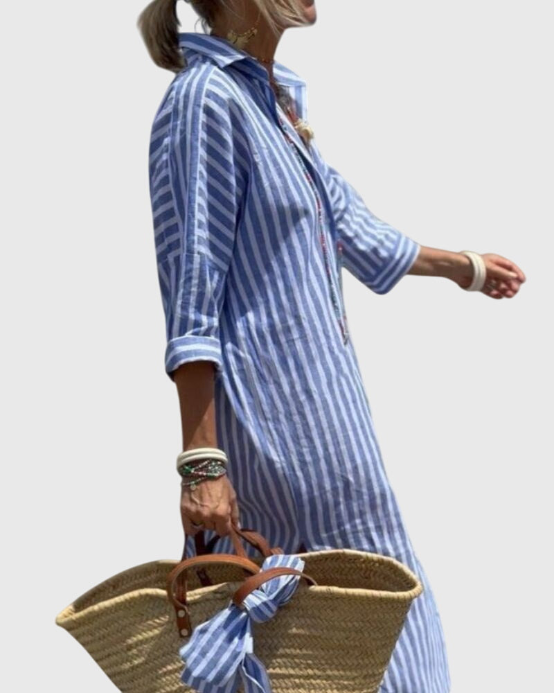 Classic Striped Dress
