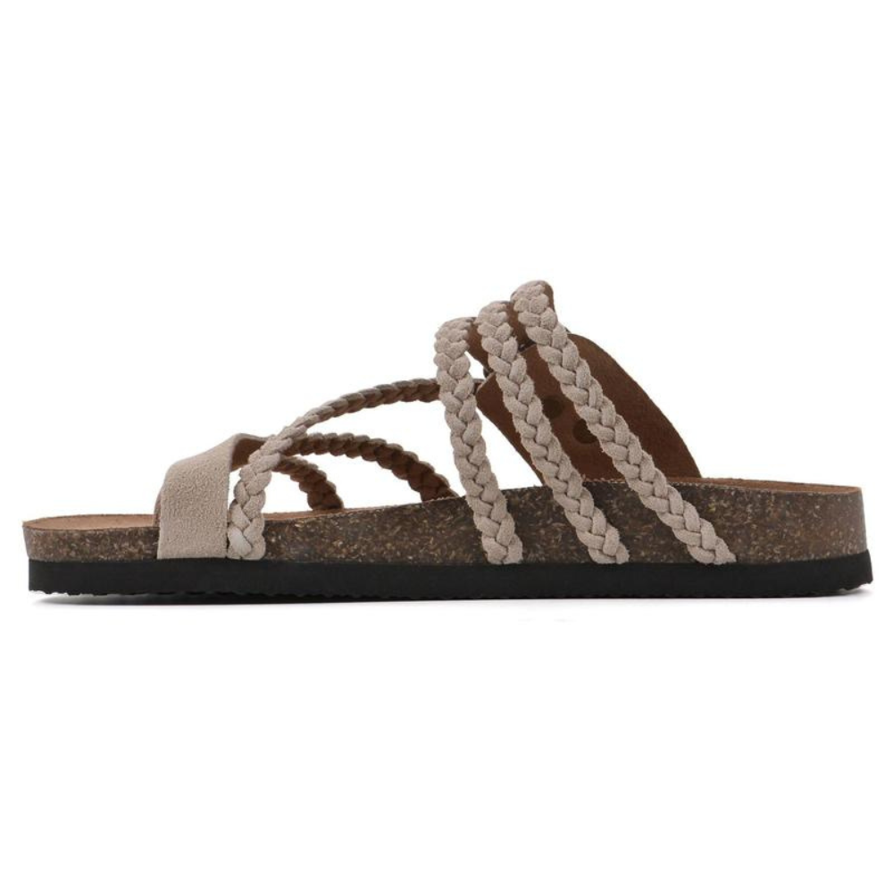 SOLANGÉ | ORTHOPEDIC LEATHER SANDALS