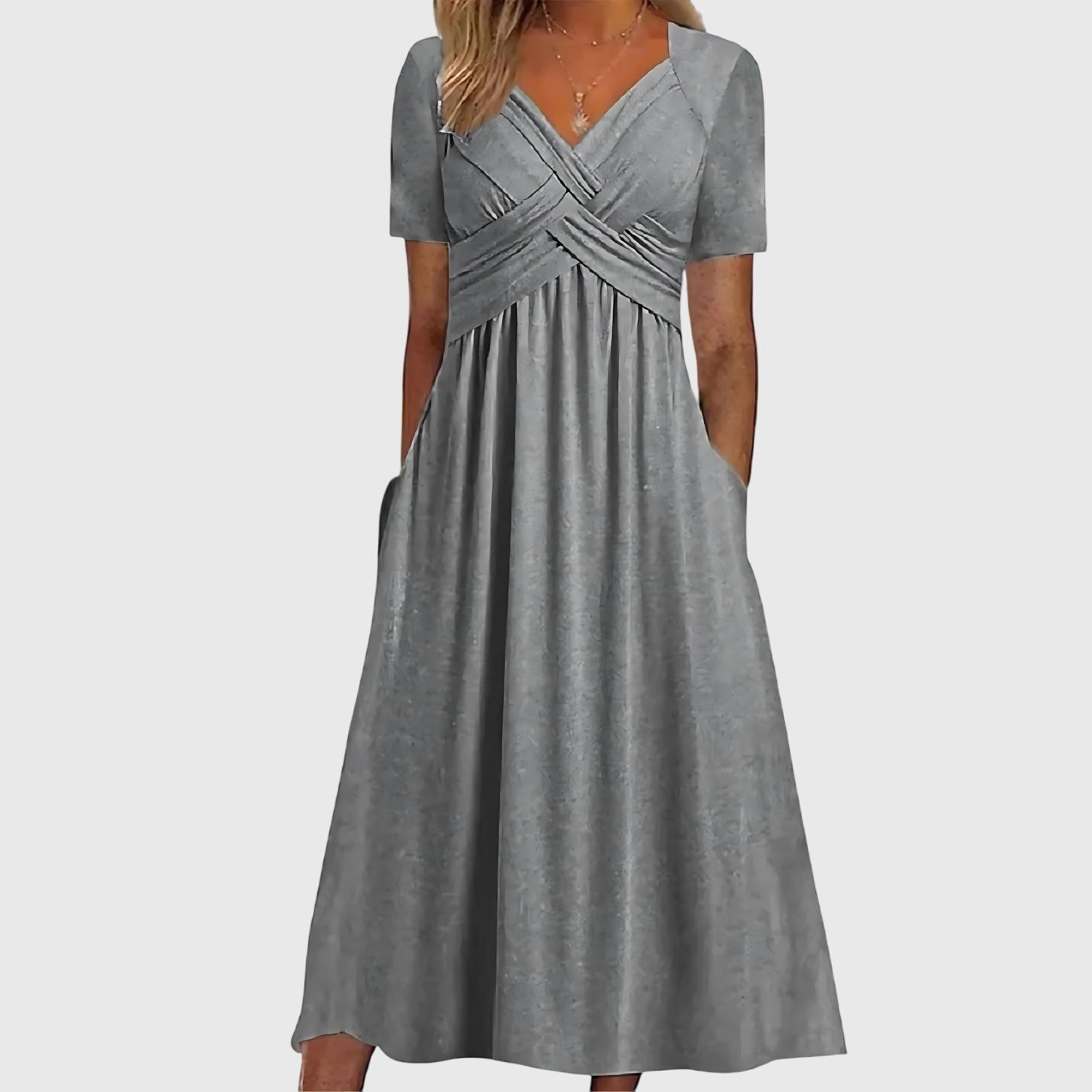 Midi Dress with Tummy Control
