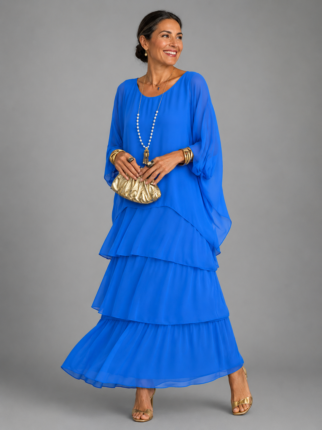 LARA™ | ELEGANT FLOWING MAXI DRESS