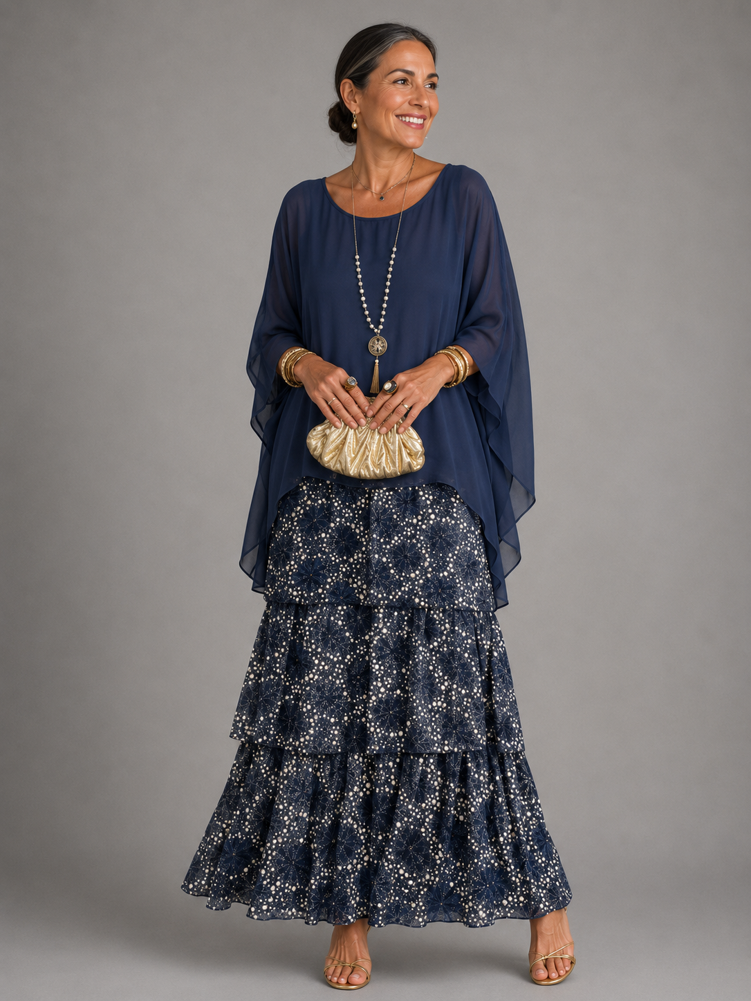 LARA™ | ELEGANT FLOWING MAXI DRESS