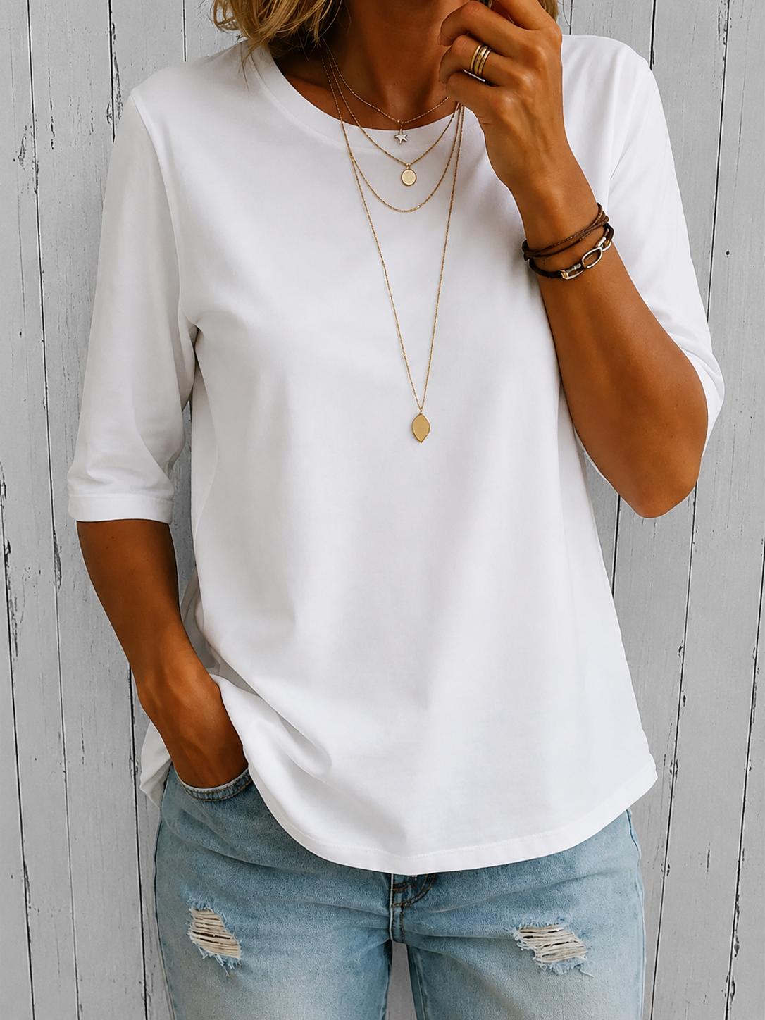 CALVERA | COMFORT COVERAGE TEE (RESTOCKED)