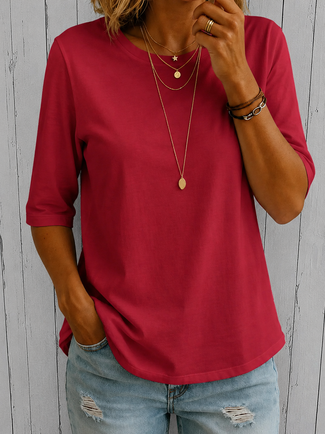 CALVERA | COMFORT COVERAGE TEE (RESTOCKED)