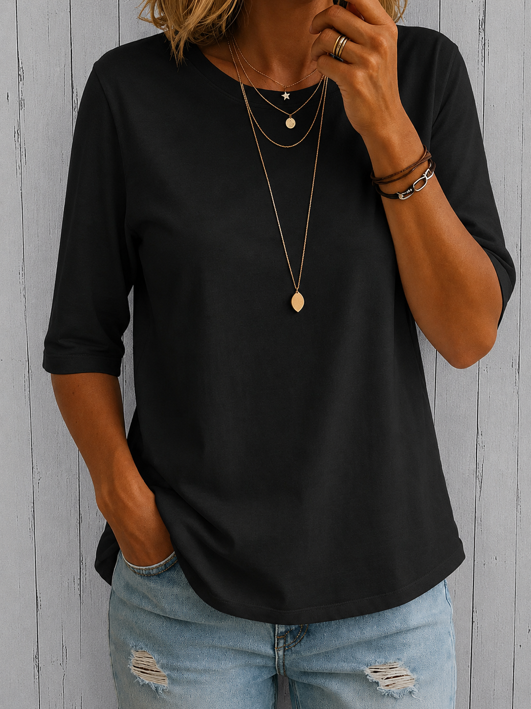 CALVERA | COMFORT COVERAGE TEE (RESTOCKED)