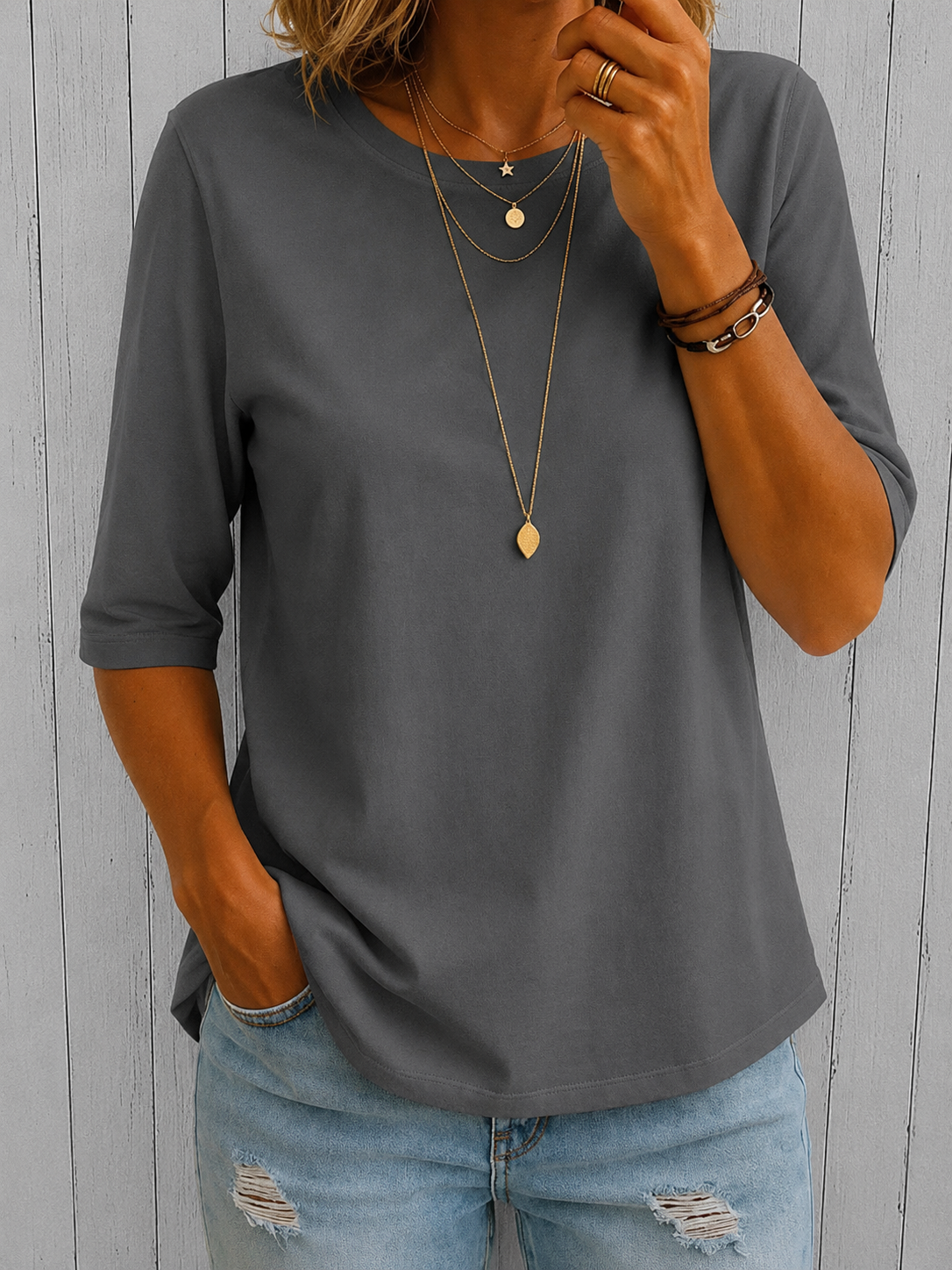 CALVERA | COMFORT COVERAGE TEE (RESTOCKED)