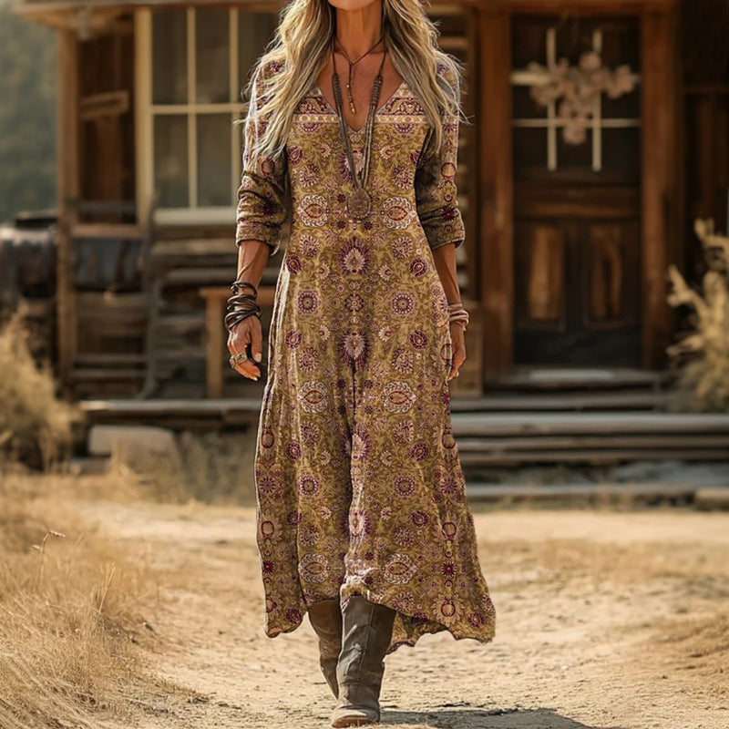 NICOLE | RELAXED BOHEMIAN STYLE DRESS