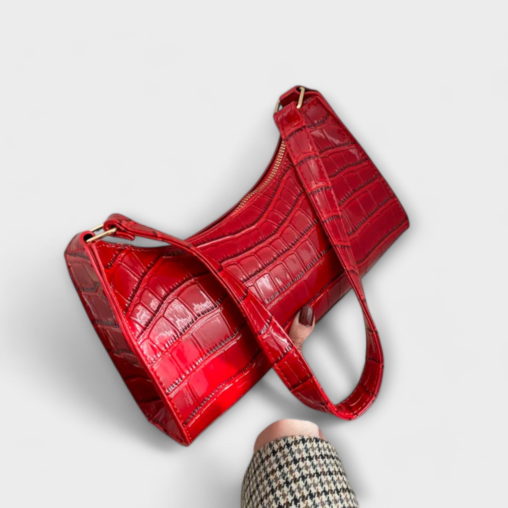 Clara | Shiny Leather Bag