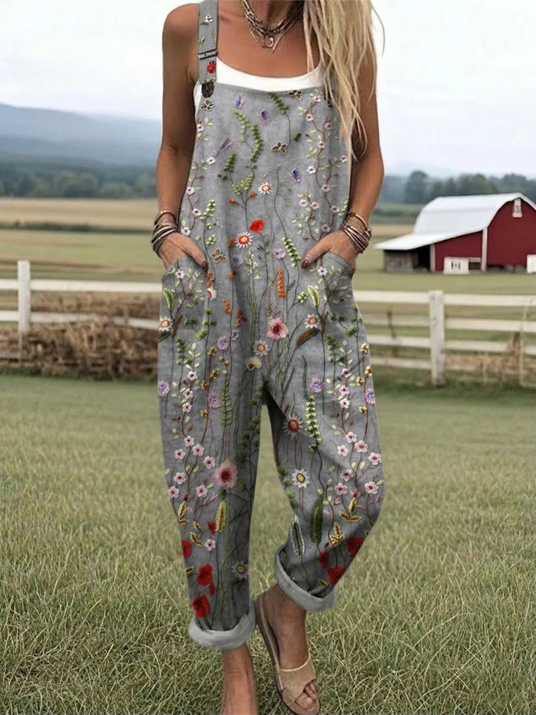 Liv - Meadow Dreams Jumpsuit