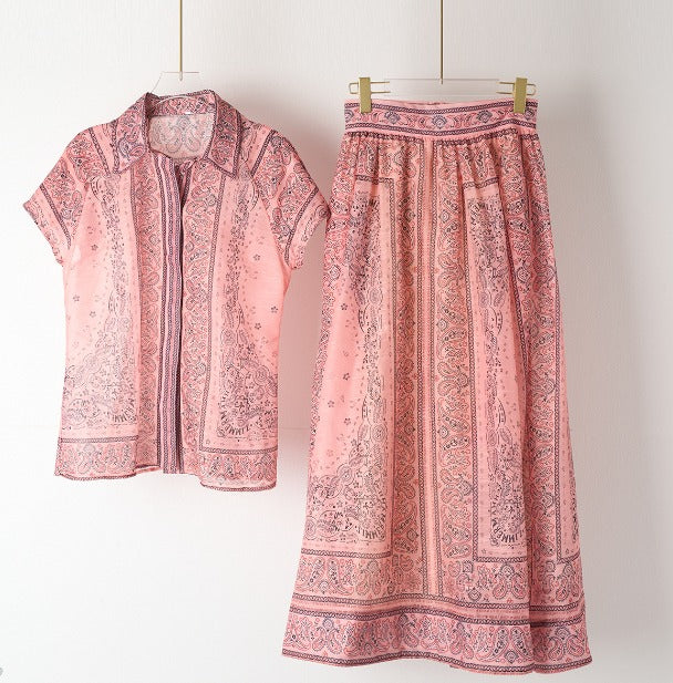 Adele - Two Piece Boho Print Set