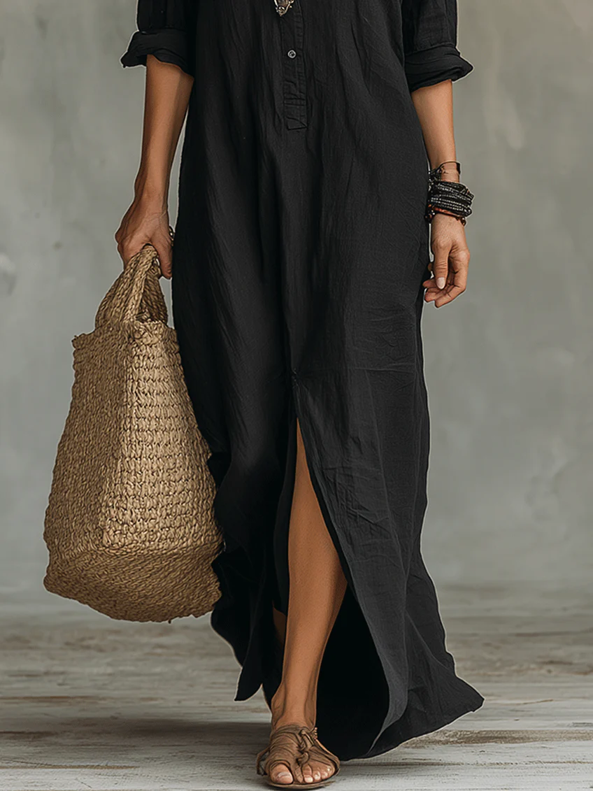WILLOW | EFFORTLESS MAXI DRESS FLATTERING SILHOUETTE VERSATILE DAILY WEAR