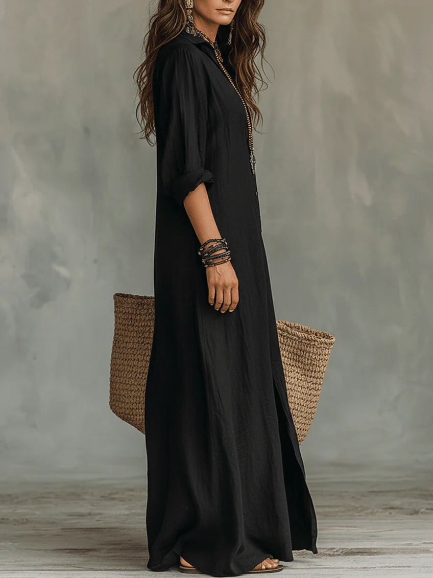 WILLOW | EFFORTLESS MAXI DRESS FLATTERING SILHOUETTE VERSATILE DAILY WEAR