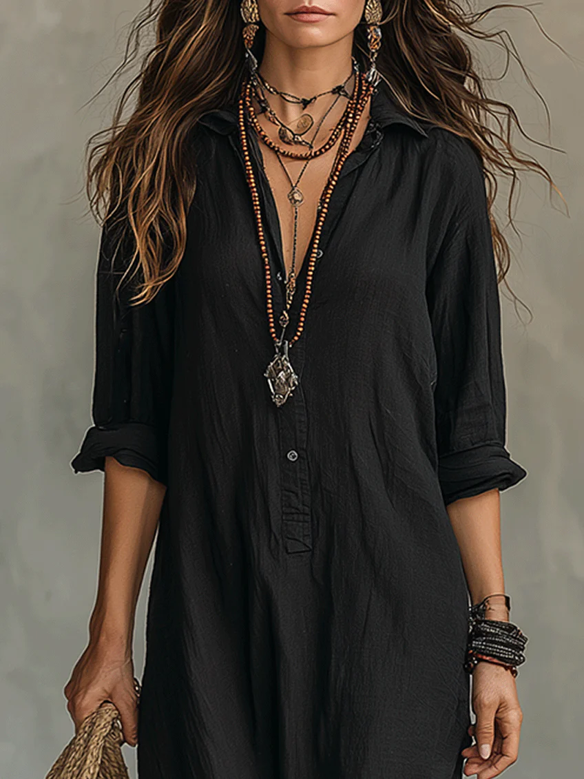 WILLOW | EFFORTLESS MAXI DRESS FLATTERING SILHOUETTE VERSATILE DAILY WEAR
