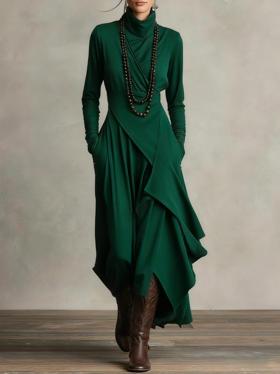 Patrizia – Asymmetrical Maxi Tunic Dress