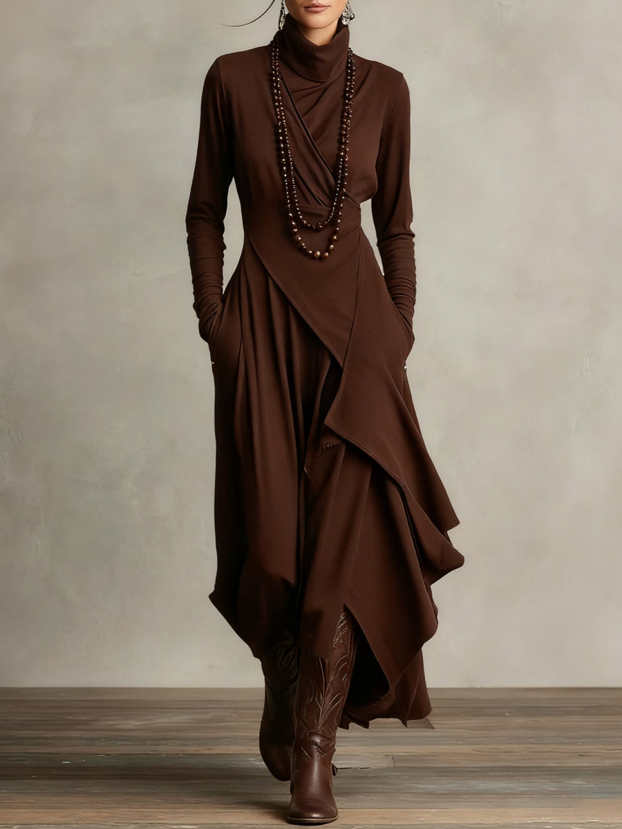 Patrizia – Asymmetrical Maxi Tunic Dress
