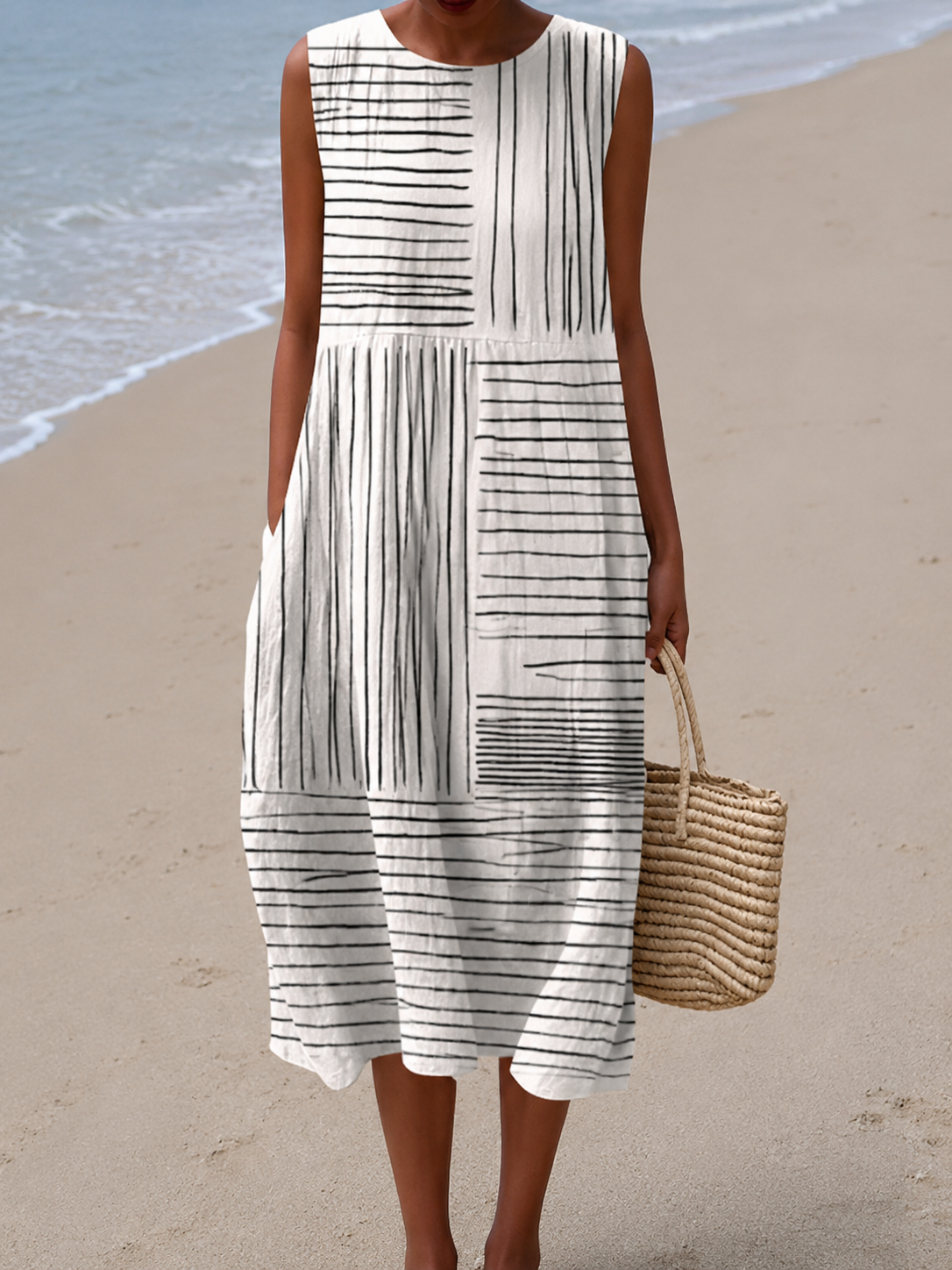 Rina™ Printed Midi Dress