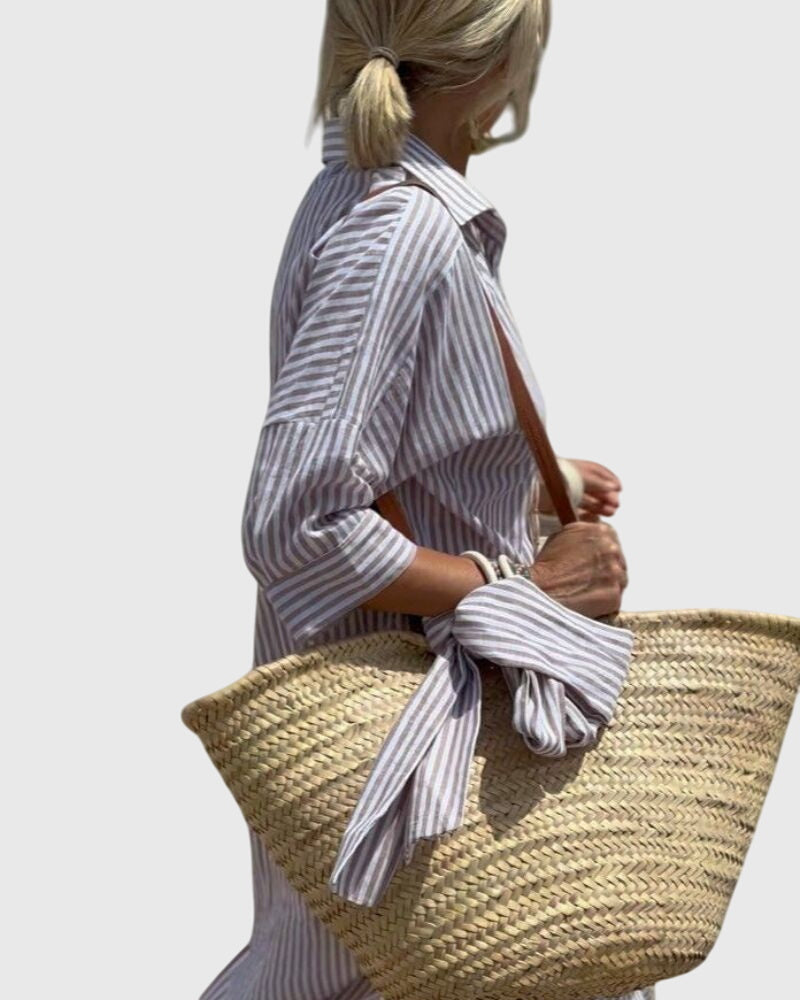 Classic Striped Dress