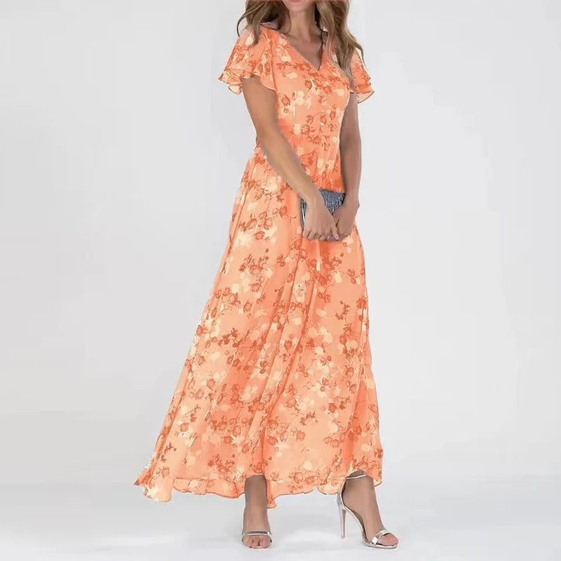 Glamorous dress that covers the belly