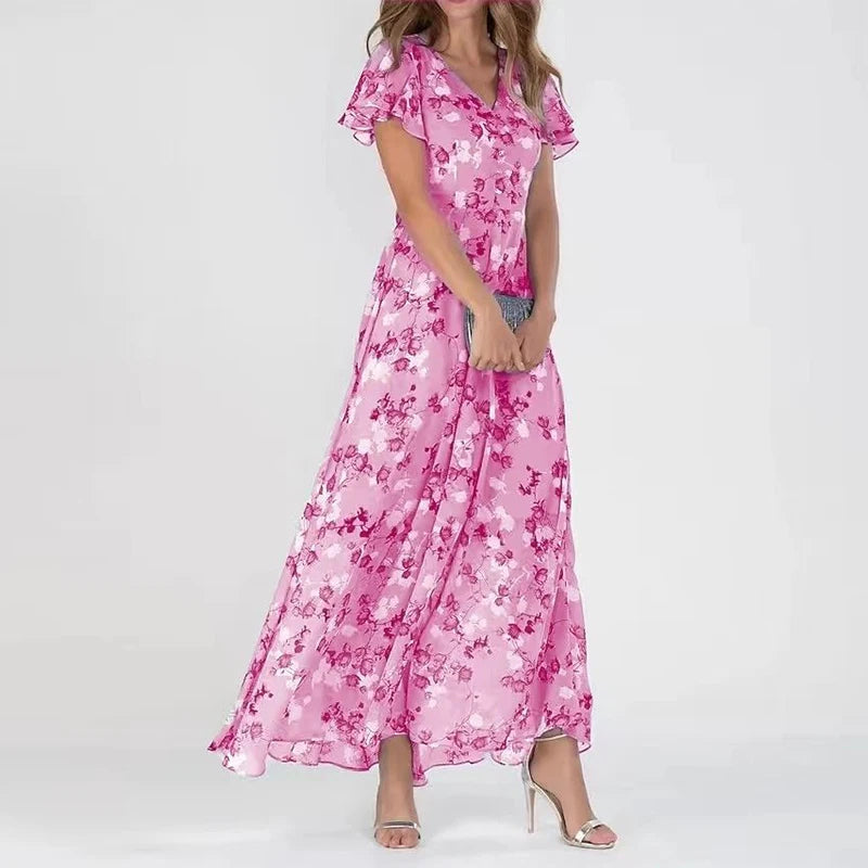Glamorous dress that covers the belly