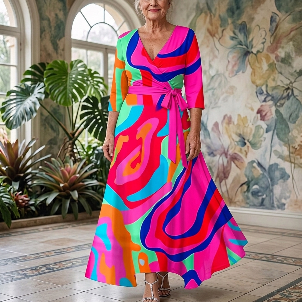EMILY - LUXURY FLORAL DRESS