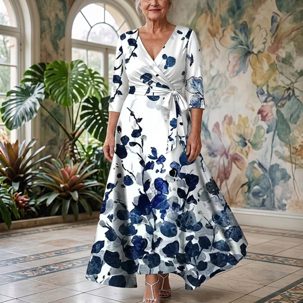 EMILY - LUXURY FLORAL DRESS