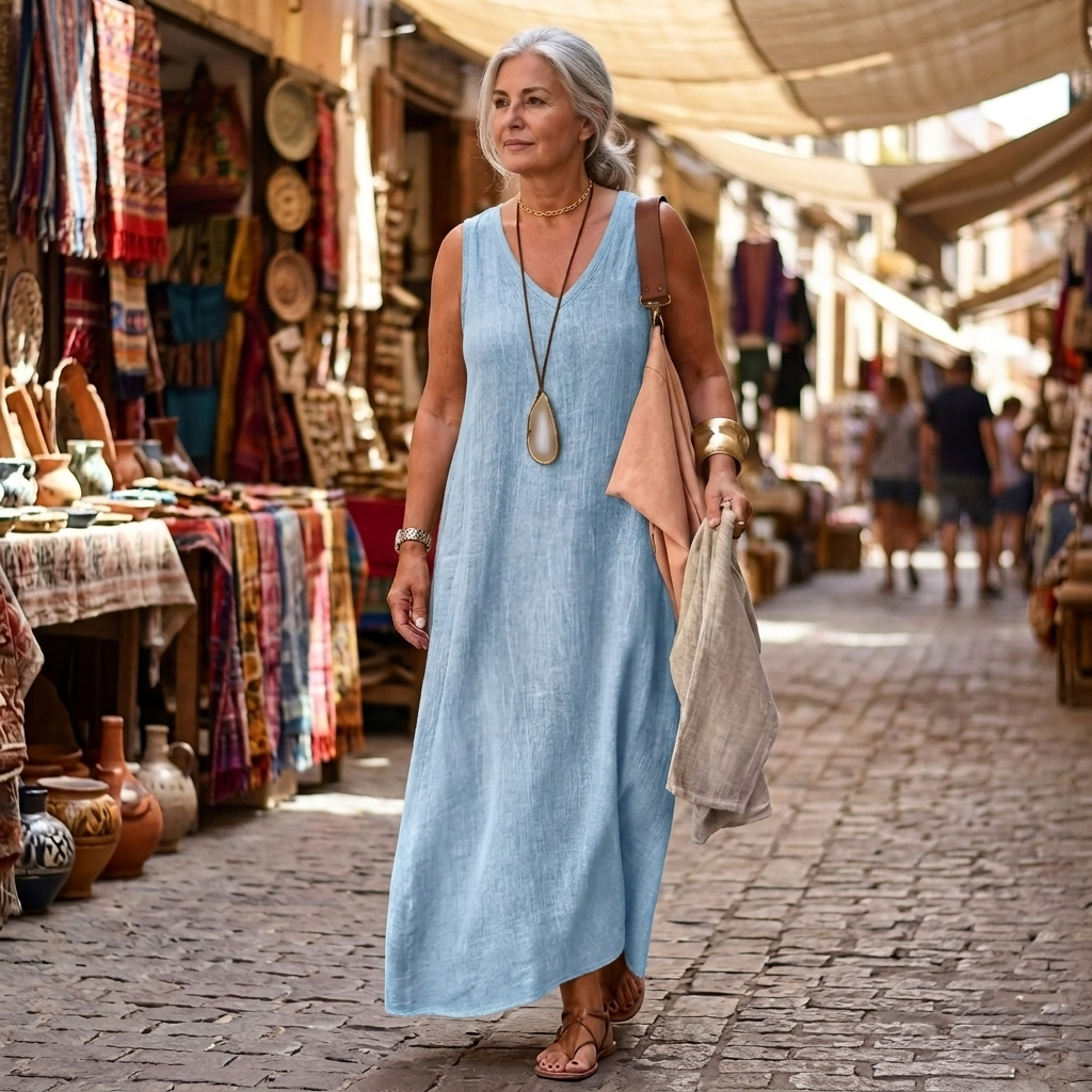 ADRIANA | LONG SUMMER DRESS