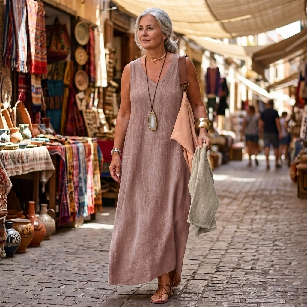 ADRIANA | LONG SUMMER DRESS