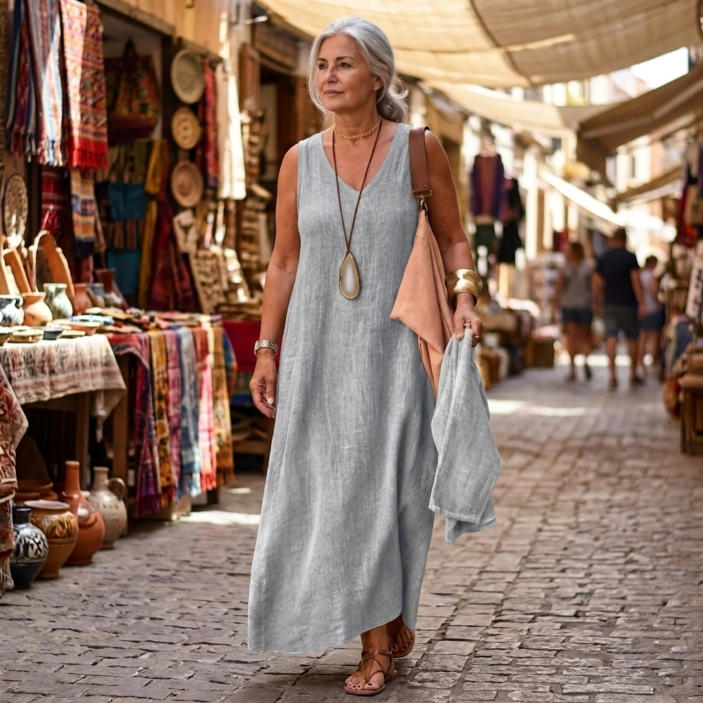 ADRIANA | LONG SUMMER DRESS