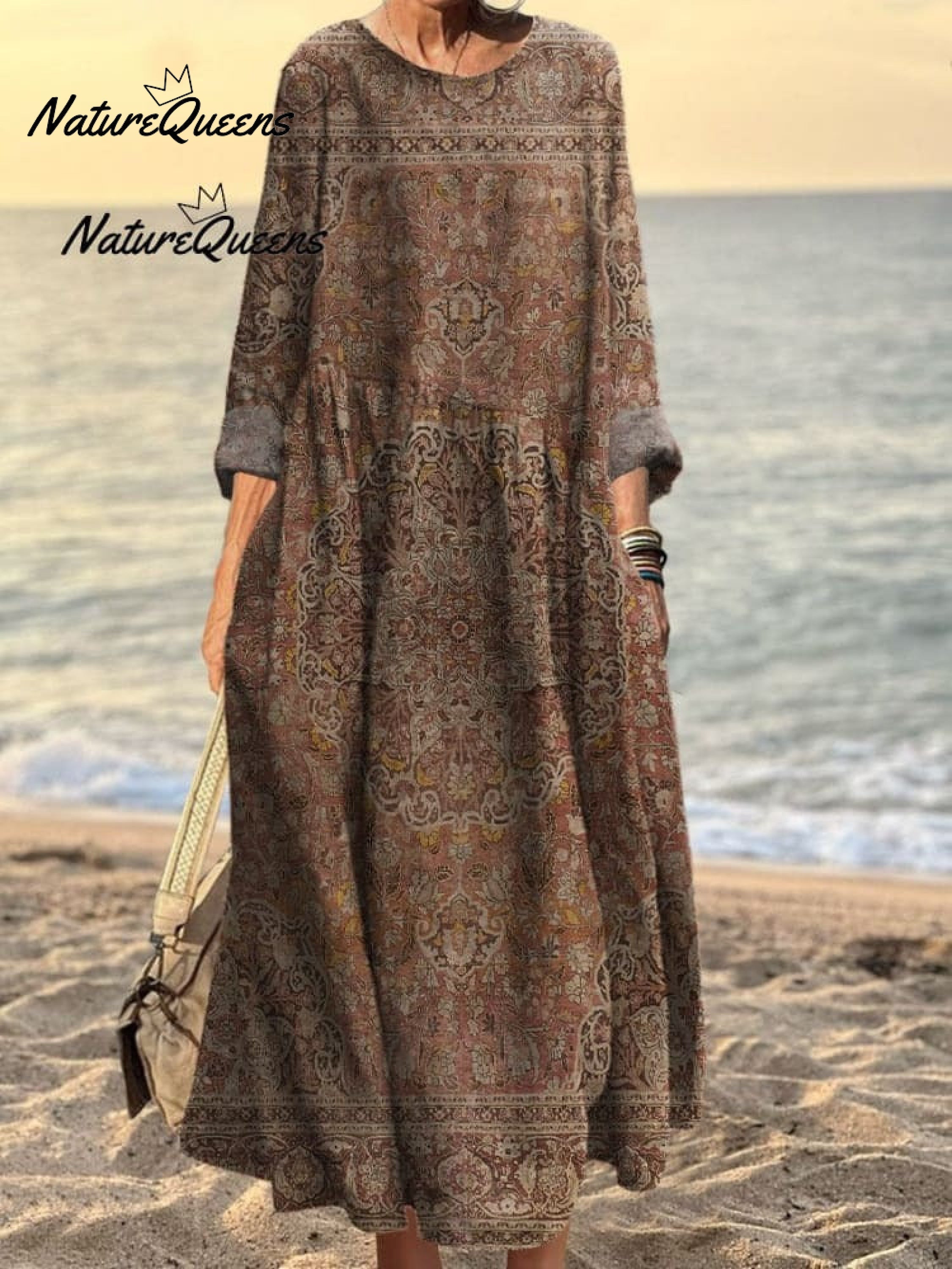 Rachel | Women's Vintage Art Print Casual Long Sleeve Comfortable Cotton Shirt