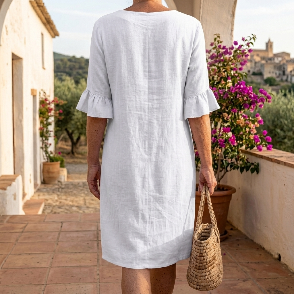 RADMILA™ | TEXTURED LONG SLEEVE DRESS