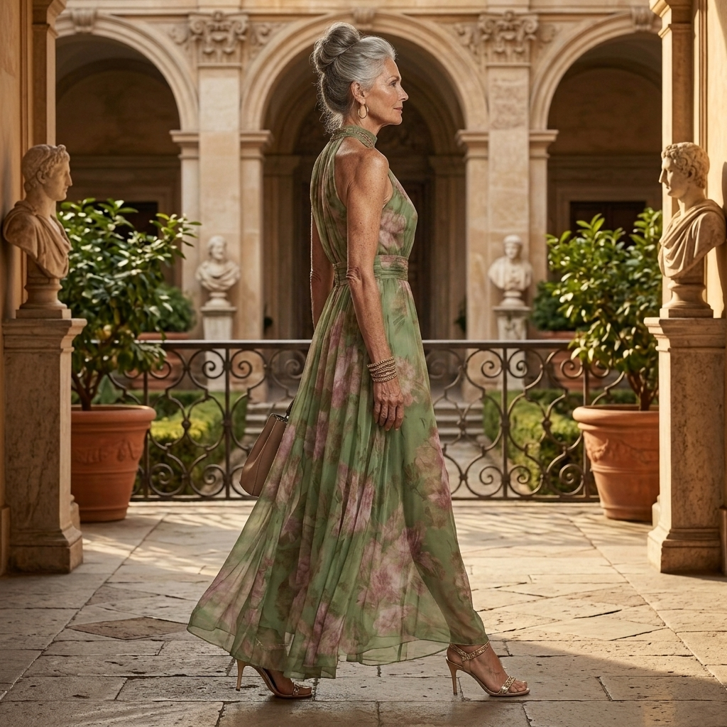 SARA | ELEGANT FLORAL DRESS